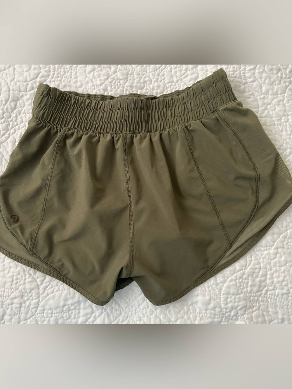 lululemon athletica Olive Active Running Shorts